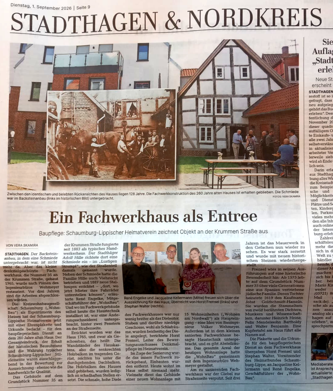 Fachwerk Auszeichnung 01 09 2026